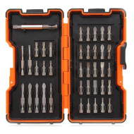 Set 40 biti AEG COLDfire® pentru surubelnita, cu tratament de duritate special Set 40 biti AEG COLDfire® pentru surubelnita, cu tratament de duritate special