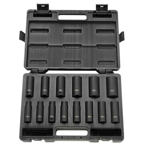 Set chei tubulare de impact lungi, model RS4114D, 14 piese