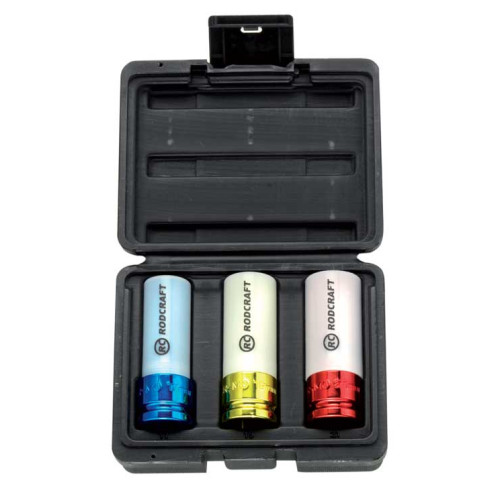 Set chei tubulare de impact lungi, model RS413WP, 3 piese