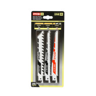 Set 3buc panze pentru fierastrau sabie pentru lemn si metal, model RAK3RBWM, 5132002813, Ryobi Set 3buc panze pentru fierastrau sabie pentru lemn si metal, model RAK3RBWM, 5132002813, Ryobi