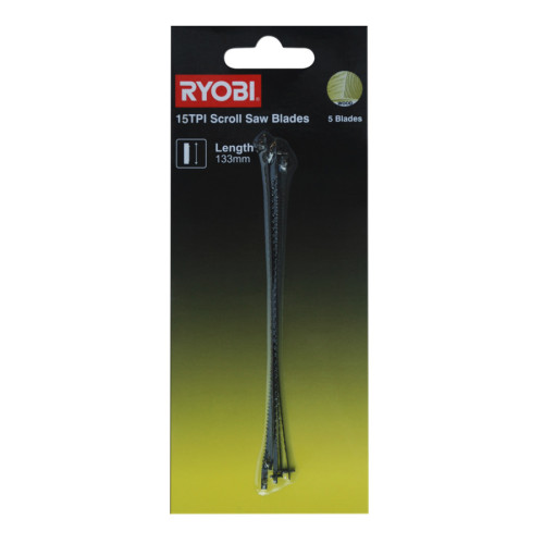 Set de 5 panze pentru fierastrau traforaj, model SSB15TPI, 15TPI, 5132002897, Ryobi Set de 5 panze pentru fierastrau traforaj, model SSB15TPI, 15TPI, 5132002897, Ryobi