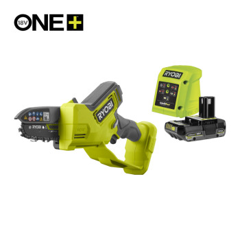 Fierastrau cu lant de mana, 18V ONE+™, model RY18PSX10A-120, 10cm Ryobi Fierastrau cu lant de mana, 18V ONE+™, model RY18PSX10A-120, 10cm Ryobi
