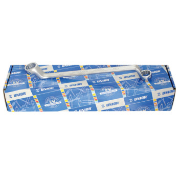Set de chei inelare dublu cotite in cutie de carton, 6-22mm, 8buc, 600541 Unior Set de chei inelare dublu cotite in cutie de carton, 6-22mm, 8buc, 600541 Unior
