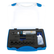 Antrenor reversibil pneumatic si set de capete chei tubulare 3/8", Unior, art. 1535, in cutie plastic Antrenor reversibil pneumatic si set de capete chei tubulare 3/8", Unior, art. 1535, in cutie plastic