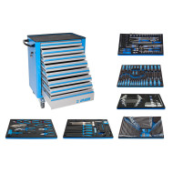 Set 238 scule 1011DEV6 in module SOS in carucior de scule 940EV6, Unior Set 238 scule 1011DEV6 in module SOS in carucior de scule 940EV6, Unior